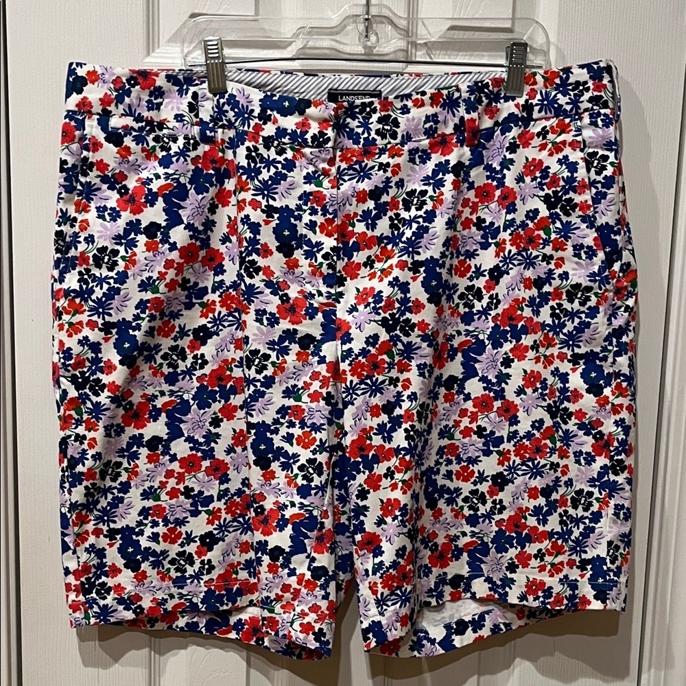 Lands' End Floral Print Women's Shorts - Picture 1 of 4